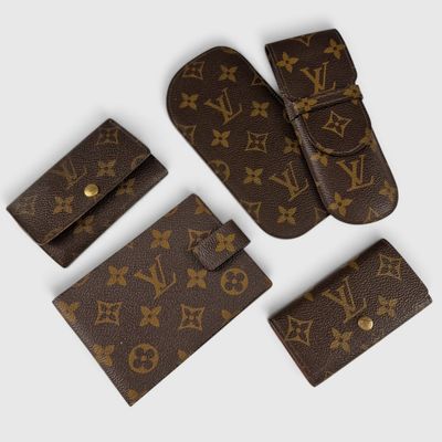 louis vuitton wallet and card case set