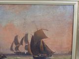 a picture of a painting of a sailboat in the water