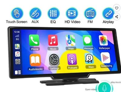 an image of an image of a car radio with various apps