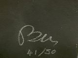 a blackboard with writing on it with a picture of a dog