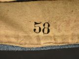 a close up of a hat with a number on it