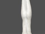 statue of a woman holding a flower in her right hand