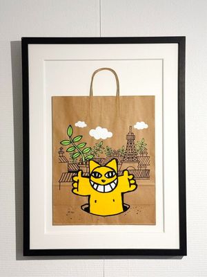 M.CHAT (Thoma Vuille)(1977), Mr Chat à Paris, 2022, Sérigrap…