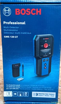 boxed box of bosch professional multi - detector with remote control