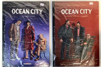 two covers of ocean city and ocean city comics