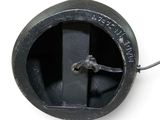 an image of a black object with a hole in it