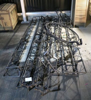 a large pile of wires and wires on the floor