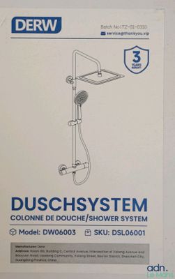 a picture of a box of duschsyystm shower system