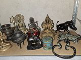 a lot of different items that are sitting on a shelf