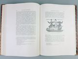 an open book with a picture of a man and a woman on it