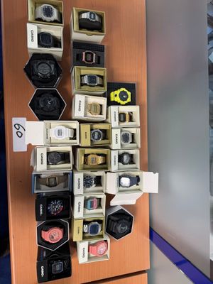 a display of cameras and other electronics in a store