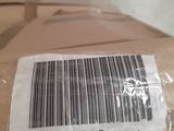 a barcode on the back of a package of food