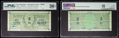 three different types of paper money are shown on a black background