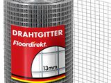 a roll of black wire mesh with a red and yellow border