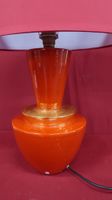 Lampe années 1970 en céramique rouge émaillée et or (petite … (photo 2)