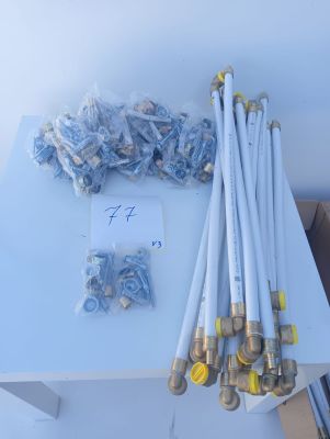 a lot of pipes and fittings on a table