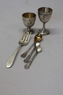 CHRISTOFLE - Suite de 11 cuillères à moka en métal argenté m