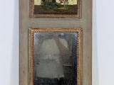 two paintings hanging on the wall next to each other