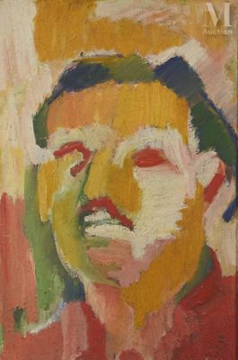 an image of a painting of a man with a hat on