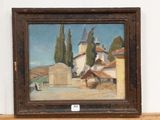 a picture of a painting hanging on a wall
