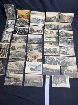 an image of a bunch of old postcards sitting on top of a table