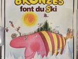 french movie poster for the film les broons font du ski