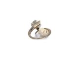 an image of a ring with a stone and a diamond on it