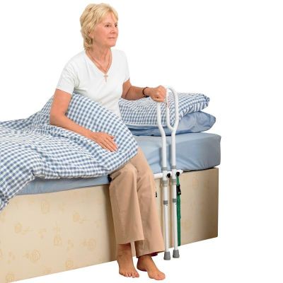 48 / Barre de lit avec pieds Homecraft® - 2 pieds ajust…