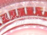 a close up view of a toothbrush in a glass