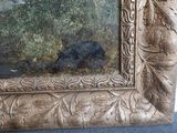 a picture of a painting on the wall of a room