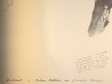 une photo représentant un dessin d'un homme sur un arbre