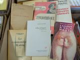 a lot of books that are sitting in a box