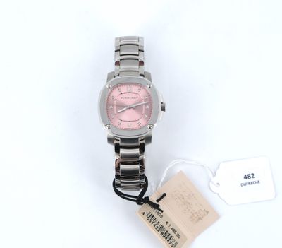 michael korsch women ' s watch with pink dial and bracelet