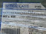 a label on a bottle of wine that says vitraglass