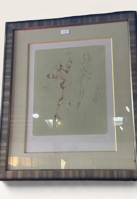 a picture of a picture hanging on the wall