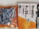 a package of screws and a package of screws on a table