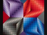 la couverture d'un livre sur laquelle figurent trois cubes de couleurs différentes