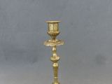 paire de chandeliers anciens en laiton