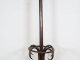 an image of a coat stand with a coat rack on top of it
