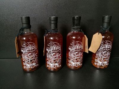 4 bouteilles de rhum arrangé Sublima Fraise Basilic - TVA Ré… - Photo 1