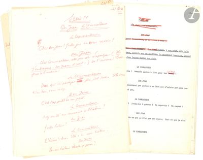 two papers with handwriting on them sitting on top of each other