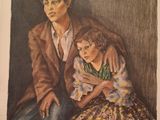 an image of a drawing of a man and a woman sitting next to each other