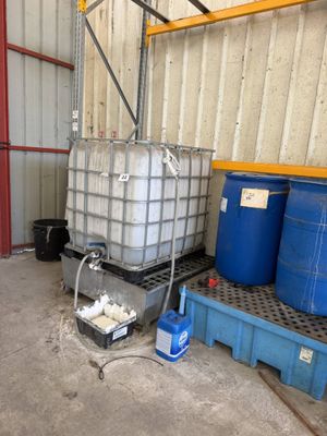 an image of a large container with eggs in it