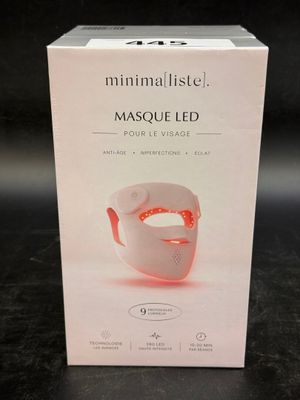 the box is white and has a red light on it