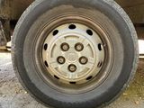 a flat tire on the side of a truck