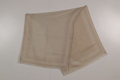 LOUIS VUITTON - Etole en cachemire et soie siglée.