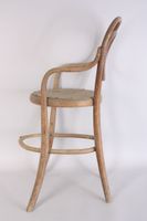 chaise haute en bois, marquée thonet en l'état (photo 3)