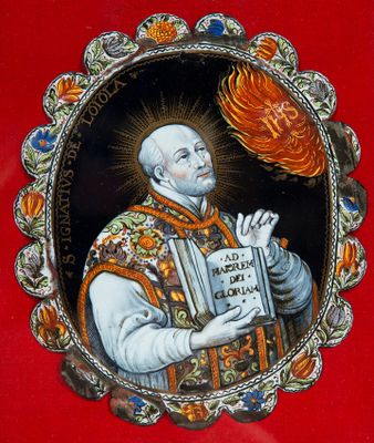 an image of a painting of a man holding a book
