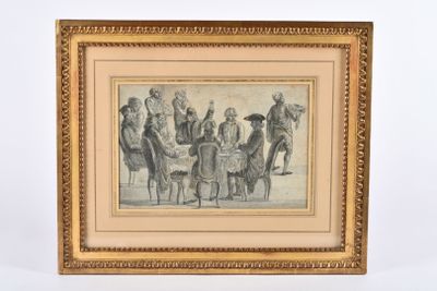 HUBER, Jean (d'après) XVIIIème siècle.