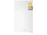 a white refrigerator freezer sitting on top of a white counter